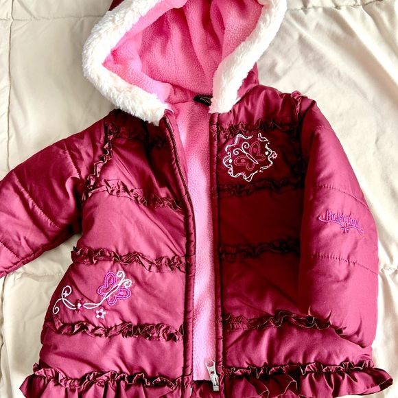 Toddler Girl Snow Jacket & Ski Pants Set - Picture 3 of 9